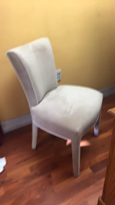 Dining chair reupholstery