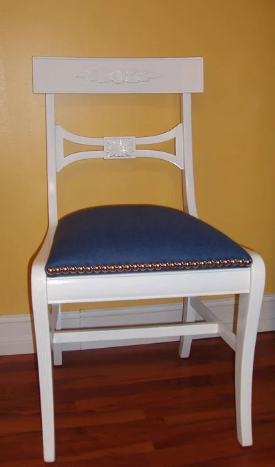Dining chair reupholstery