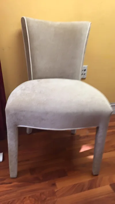 Dining chair reupholstery